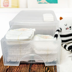 FRONTBOX Boîte de rangement - Transparent / L: 34.0 cm x P: 44.0 cm x H: 20.0 cm