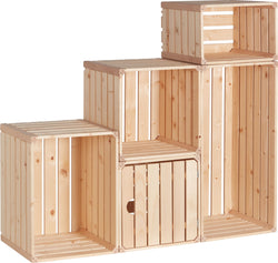 ZOLLHAUS Holzkiste 60x30x30 cm - Natur / B: 30.0 cm x T: 60.0 cm x H: 30.0 cm
