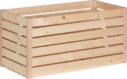 ZOLLHAUS box in legno 60x30x30 cm - naturale / L: 30.0 cm x P: 60.0 cm x A: 30.0 cm