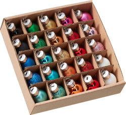 Set de boules 25 p. - Multicolor / D: 2.0 cm
