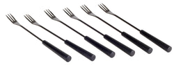 TITAN FORCHETTA PER FONDUTA DI FORMAGGIO SET DA 6 - Nero / L: 32.5 cm A: 31.5 cm