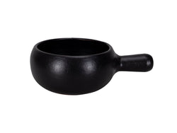 BOMBATA Caquelon - Noir / L: 24.0 cm x P: 16.0 cm x H: 8.0 cm