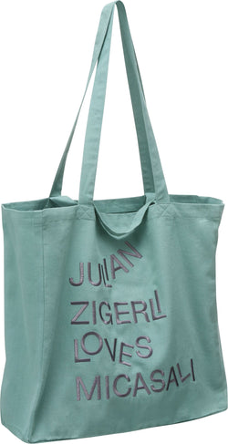 SE-ZIGERLI EINKAUFSTASCHE GRS 38X41CM GR - Grün / B: 38.0 cm x T: 13.0 cm x H: 41.0 cm