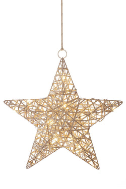 ASTRA LED luminoso - Color oro / L: 36.0 cm x P: 8.5 cm x A: 36.0 cm