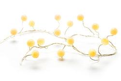 BALL LED Licht - Goldfarbig / B: 300.0 cm