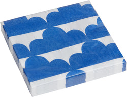 SERVIETTES EN PAPIER SE-CIAO NUAGES 33X33CM - Bleu clair / L: 33.0 cm x P: 33.0 cm