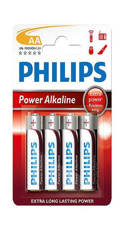 PILES AA - noires / AA, lot de 4