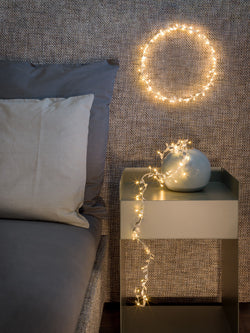 SILVER RING LED Licht - Transparent / B: 2.3 cm x H: 28.5 cm