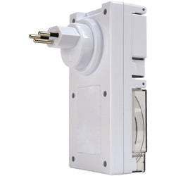 TIMER Timer meccanico - Bianco / B: 8 cm x T: 10 cm x H: 15 cm