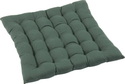 TERESA Sitzkissen - Dunkelgrün / B: 40.0 cm x H: 40.0 cm