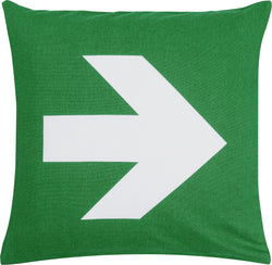 SE PICTO PFEIL Kissen 45x45cm, grün - Grün / B: 45.0 cm x H: 45.0 cm
