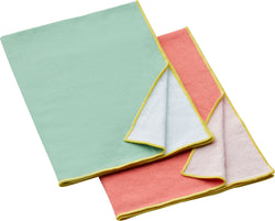 SE SOLE 2er Küchentuch - Koralle / B: 50.0 cm x H: 70.0 cm