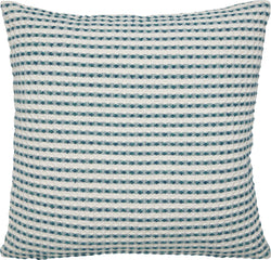 SE ELODIE Zierkissen 50x50cm - Blau / B: 50.0 cm x H: 50.0 cm