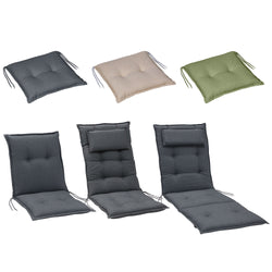 EDITA Sitzkissen - Mittelgrau / B: 40.0 cm x H: 40.0 cm