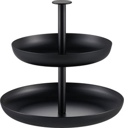NIKLAS Etagere - Schwarz / H: 20.0 cm