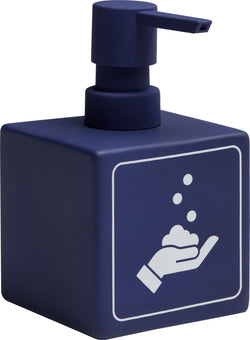 PICTO soap dispenser - Blau / L: 8.0 cm x P: 8.0 cm x H: 13.3 cm