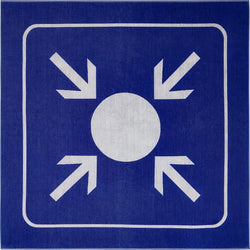 PICTO asciugamano da spiagga luogo di in - Blu / Telo da bagno - 180 x 180 cm