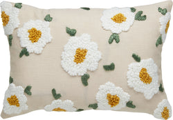 BELLIS Zierkissen 30x45cm - Beige / B: 45.0 cm x H: 30.0 cm