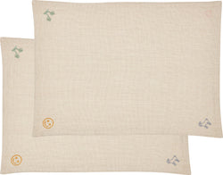 SE-ZIGERLI Tischset 2er-Set - Creme / B: 33.0 cm x H: 45.0 cm