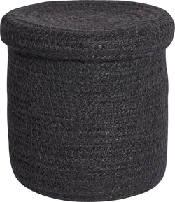 AIONA Corbeille - Noir / Hauteur : 14,0 cm