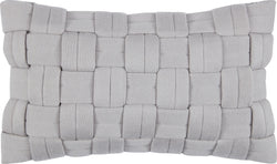 MATHIJN Coussin décoratif - Gris / L: 50.0 cm x H: 30.0 cm