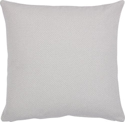 MAARTEN Housse pour coussin décoratif - Gris clair / L: 45.0 cm x H: 45.0 cm