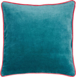VELVET cuscino decorativo - blu / L: 50.0 cm x A: 50.0 cm