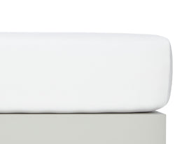 RETO Lenzuolo teso jersey - Bianco / L: 90.0 cm x A: 200.0 cm