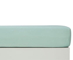 BALU Drap-housse en jersey - Bleu / L: 60.0 cm x H: 140.0 cm