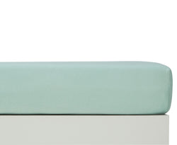 Lenzuolo con angoli in jersey BALU - Blu / L: 60,0 cm x A: 140,0 cm