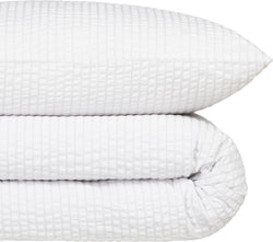 THEA Bettwäsche Streifen - Weiss / Kissenbezug - 50 x 70 cm