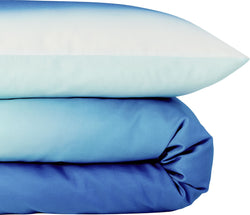 SE-SOLE Bettwäsche 160x210+50x70 blau - Blau / Bettwäsche-Set - 50 x 70 + 160 x 210 cm