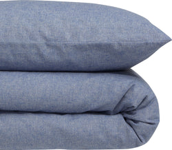 YULE Parure de lit - Bleu / 50 x 70 cm et 160 x 210 cm