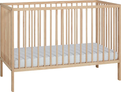 NATALIA Lit bébé - Nature / L: 124.0 cm x P: 64.0 cm x H: 85.0 cm