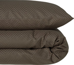 Housse de couette NANDO - Turkish coffee / Housse de coussin - 65 x 65 cm