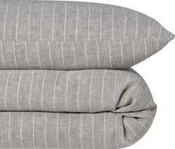 Housse de coussin KYLA - Nickel brossé / Housse de couette - 200 x 210 cm