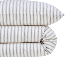 Housse de coussin NOLAN - gris / Housse de couette - 160 x 210 cm