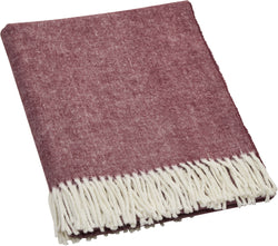 EMILIANO Couverture - Rouge / L: 130.0 cm x H: 170.0 cm