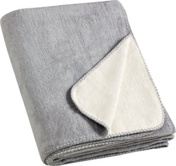 FELIPE Couverture - Gris / L: 150.0 cm x H: 200.0 cm