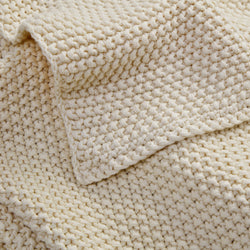 FABIANO Decke - Creme / B: 130.0 cm x H: 170.0 cm