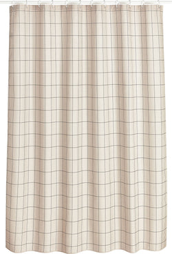 LINO Rideau de douche - Beige / L: 180.0 cm x H: 200.0 cm