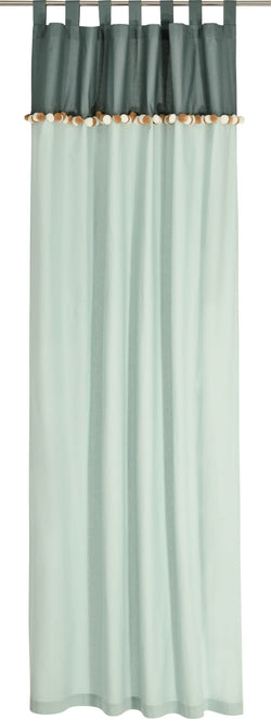 ALISHA Fertigvorhang blickdicht - Mint / B: 150.0 cm x H: 270.0 cm