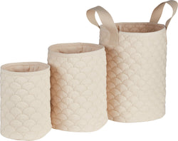 LUNITA Korb 3er Set - Beige