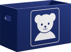 SE-PICTO Box Teddy 40x20x25cm - Blau / B: 40.0 cm x T: 20.0 cm x H: 25.0 cm