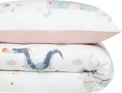 AHNOA Enfants Parure de lit - Blanc / L: 160.0 cm x P: 210.0 cm