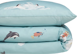 Parure de lit pour enfant AITOR - Bleu / L : 160,0 cm x l : 210,0 cm