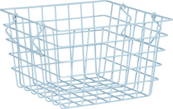BELEN Panier en métal - Bleu clair / L: 24.0 cm x P: 24.0 cm x H: 15.0 cm