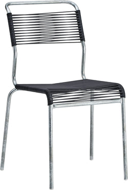 Schaffner BAHAMAS Sedia da giardino (come Saffa) - Antracite / L: 40.0 cm x P: 52.0 cm x A: 84.0 cm