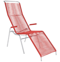 Schaffner BAHAMAS Liege - L: 183.0 cm x B: 65.0 cm x H: 118.0 cm / rot