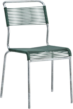 Schaffner BAHAMAS Sedia da giardino - Verde Pino / L: 40.0 cm x P: 52.0 cm x A: 84.0 cm